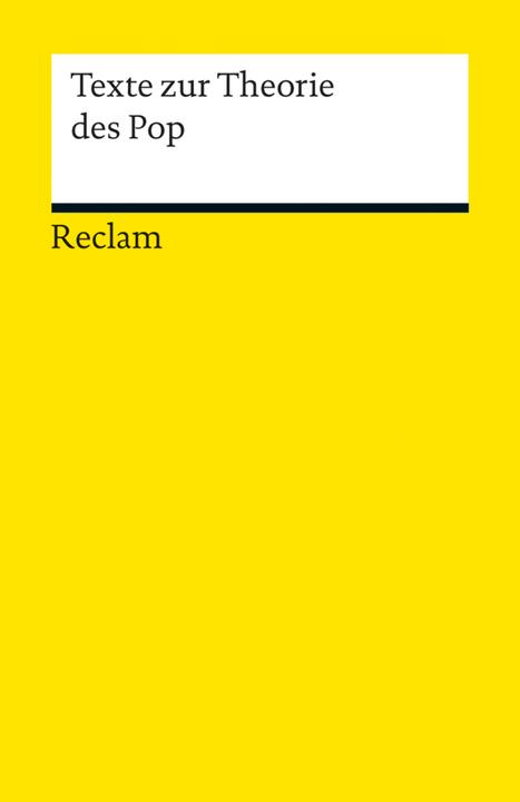 Produktbild Texte zur Theorie des Pop (Deutsch, Charis Goer, Christoph Jacke, Stefan Greif, 2013)