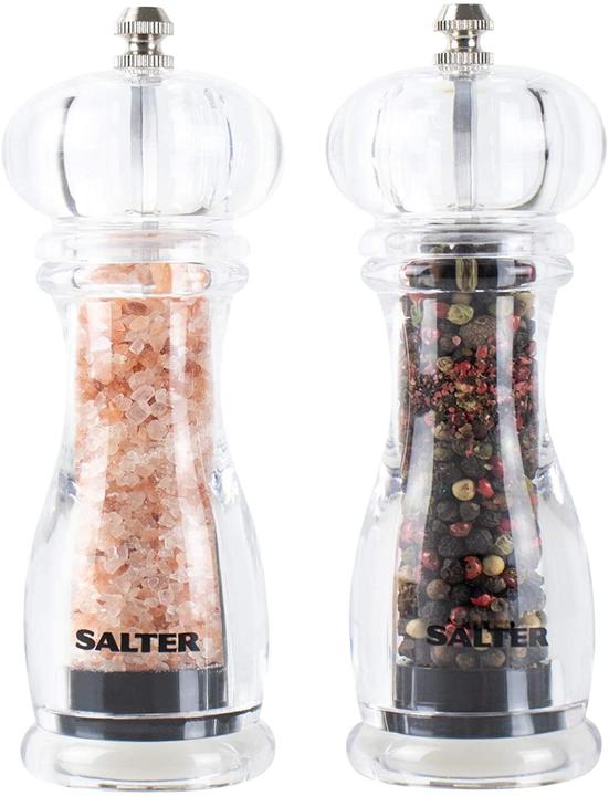 Salter 7606 CLXR Moderne peper- en zoutmolens (Peper, Zout)
