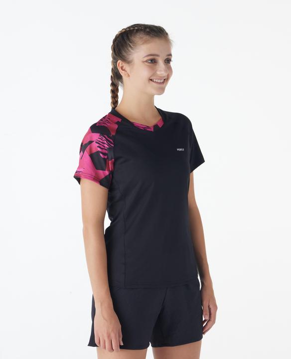 Immagine prodotto Perfly Maglietta Badminton da donna - 560 nero/neon (M)