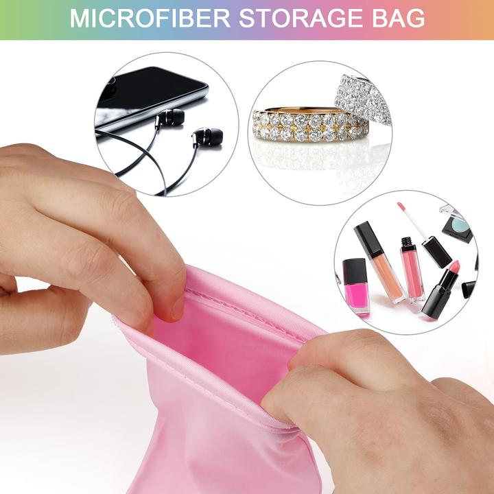 Produktbild Only-Bags.Store Mikrofaser Brillenetuis Sonnenbrillentaschen 6 Stück, Slip in Brillen Sonnenbrillentaschen