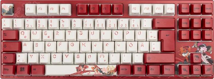 Actual product image Varmilo VEA88 Koi TKL Gaming Keyboard, MX-Brown, white LED (DE, Cable)