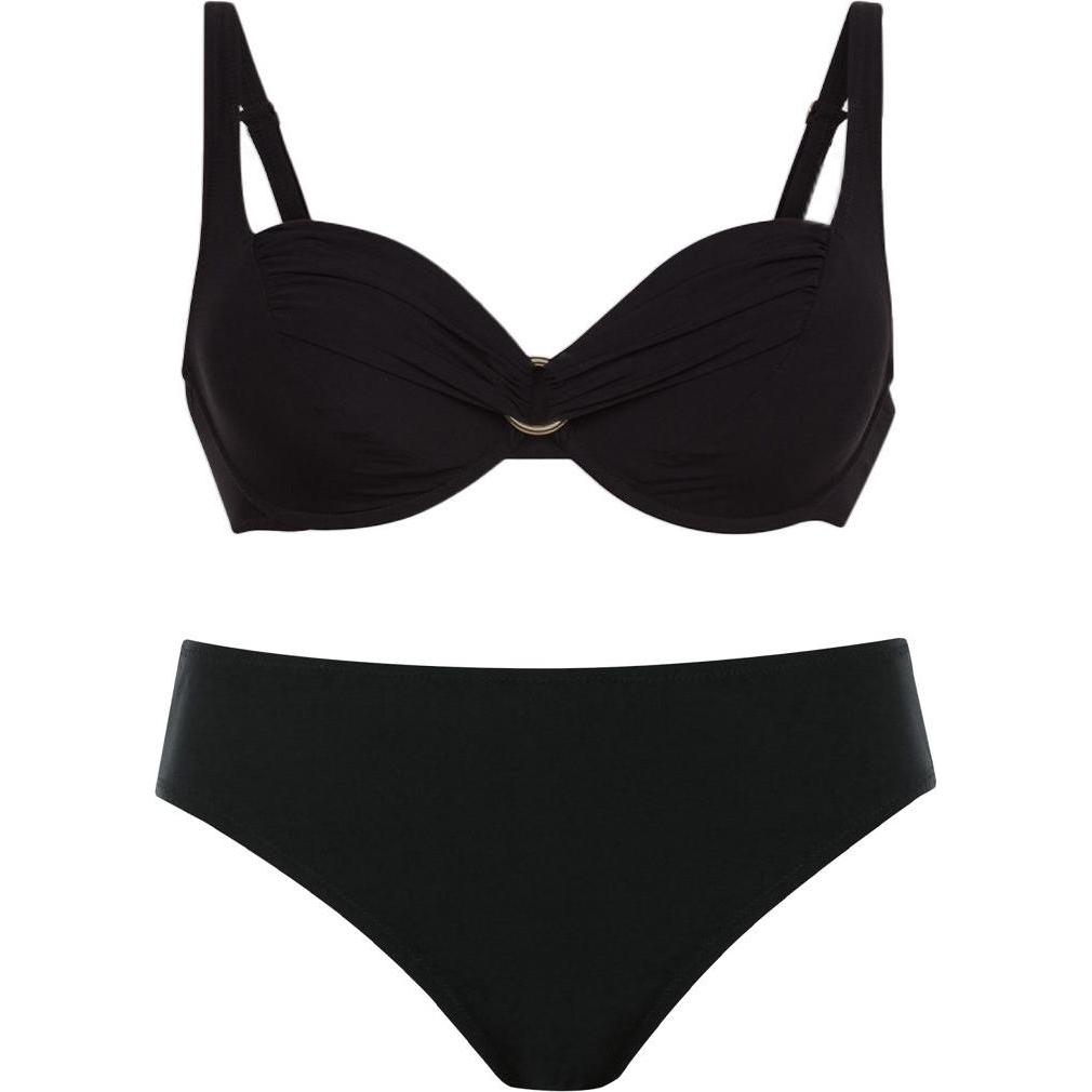 Rosa Faia, Damen, Bikini, Hermine Bikini-Set, Schwarz, (40 F)