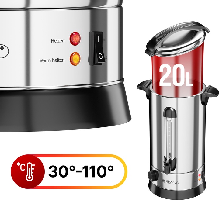Produktbild Monzana Glühweinkocher (20 l)