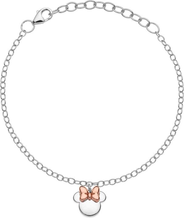 Image du produit Disney Bracelet Minnie Mouse, argent sterling 925 (17.50 cm, Argent sterling 925)
