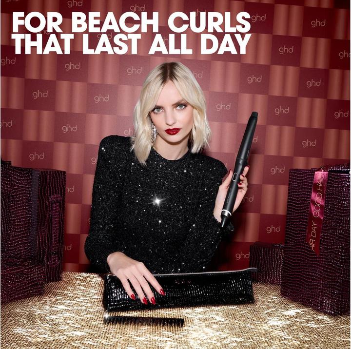 Actual product image ghd Chronos Curve Conical Wand gift set