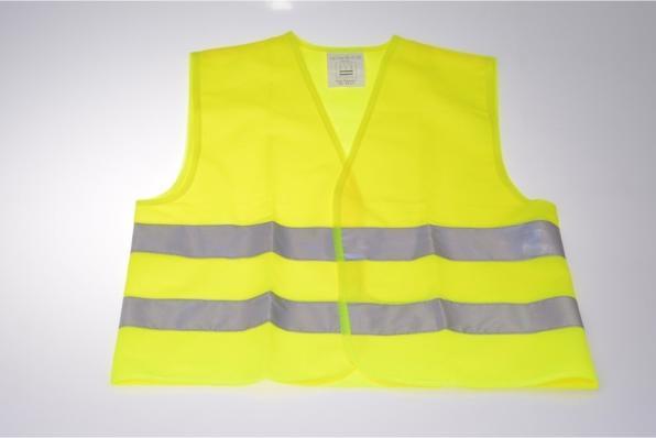 Filmer Children's warning waistcoat yellow Size: S (S)