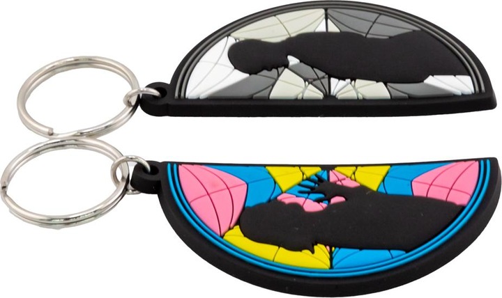 Actual product image Universal Textiles 'Friendship' PVC Keyring Set (Pack of 2)