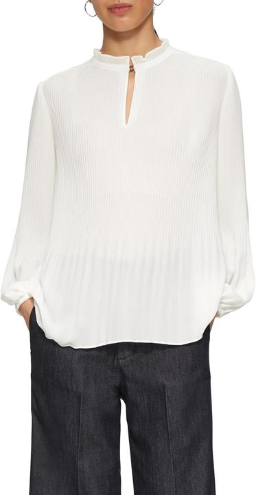 Immagine prodotto s.Oliver Bluse Plissierte Bluse aus Crêpe mit Stehkragen (36)