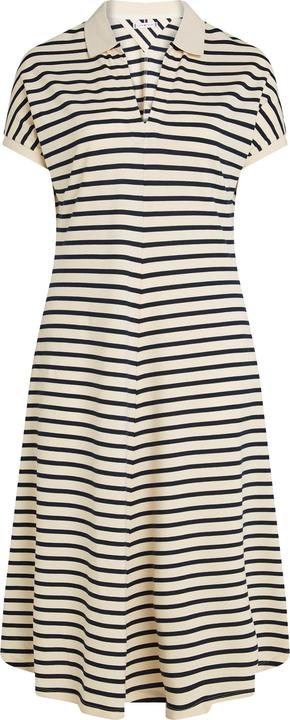 Tommy Hilfiger Authentisches Lyocell-Midi-Kleid mit offenem Kragen (54)
