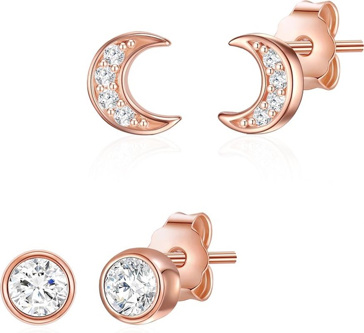 Image du produit Lulu & Jane Parure femme (boucles d'oreilles 2 pièces) demi-lune laiton - 35236 (Laiton)