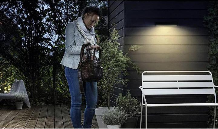 Produktbild Sygonix SY-5801968 Solar-Aussenwandleuchte Neutralweiss Anthrazit-Grau (1000 lm, IP54)