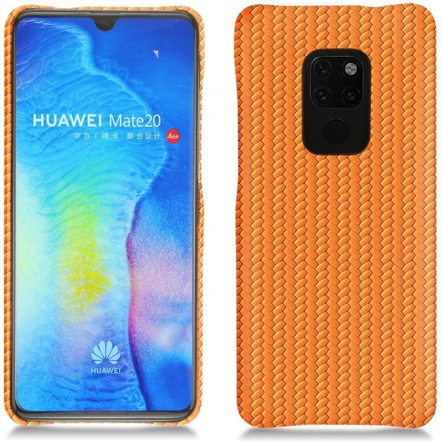 Noreve Lederschutzhülle (Huawei Mate 20), Smartphone Hülle, Orange