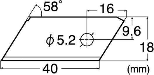 Image du produit NT Cutter BZL-200P Lame pour cutter (Lame de rechange)
