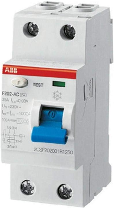 Actual product image ABB F202A-63/0,03 Fi circuit breaker 63A proM compact 2p 30mA