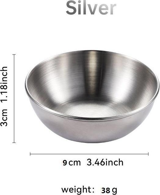 Immagine prodotto JTI 4x ciotole piccole in acciaio inox (3 cm, 4 x)