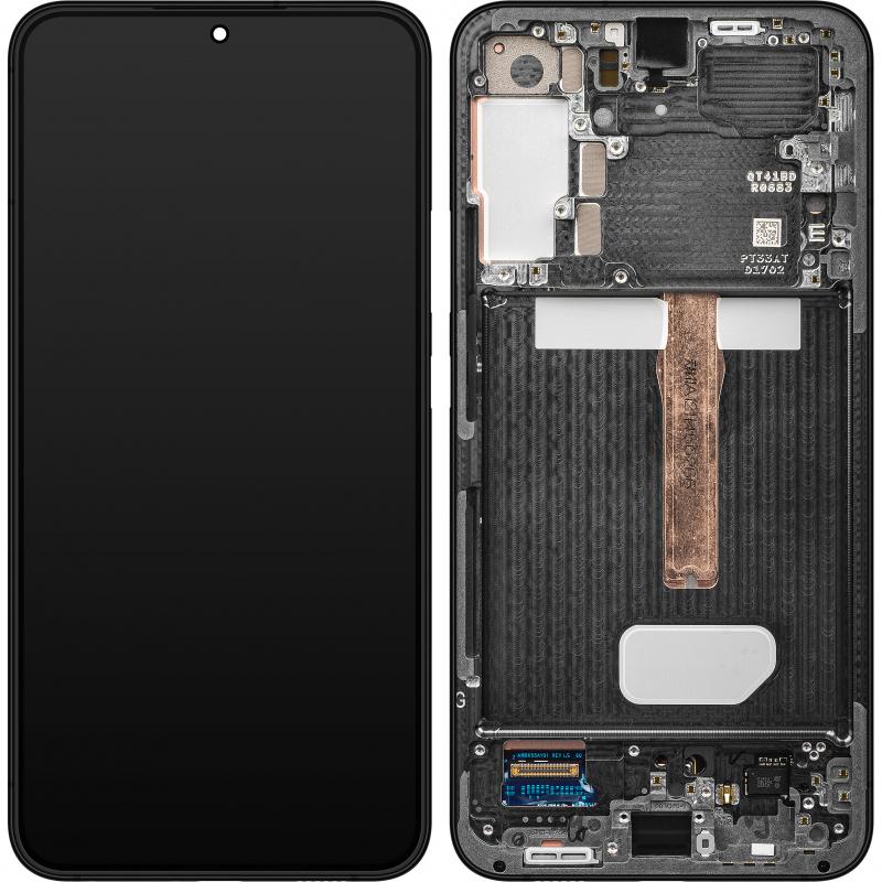Samsung Display Unit für Galaxy S22+ 5G S906, Grau (Display), Mobilgerät Ersatzteile