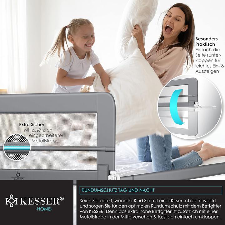 Actual product image Kesser Bettgitter klappbar