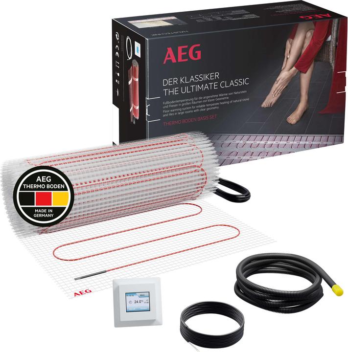 Produktbild AEG Haustechnik Basis Thermo Boden TBS TB 160/2 Set Plus, elektrische Fussbodenheizung, Komplettset 2 m², 160 W/m²