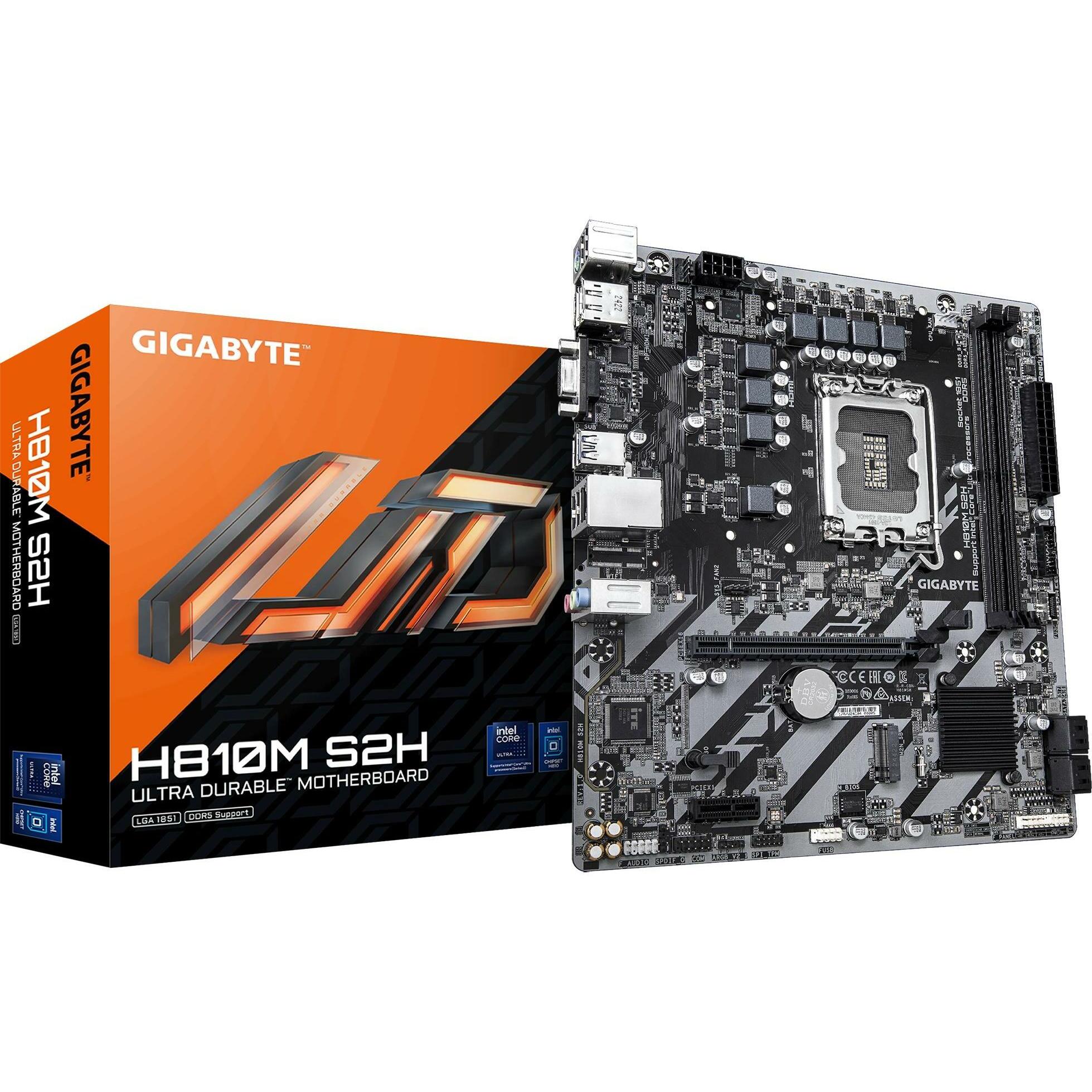 Gigabyte H810M S2H (LGA 1851, Intel H810, mATX), Mainboard
