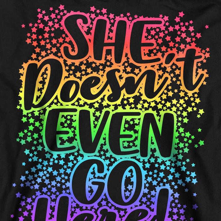 Actual product image Mean Girls Unisex Adult Doesn't Go Here Sweatshirt (L)