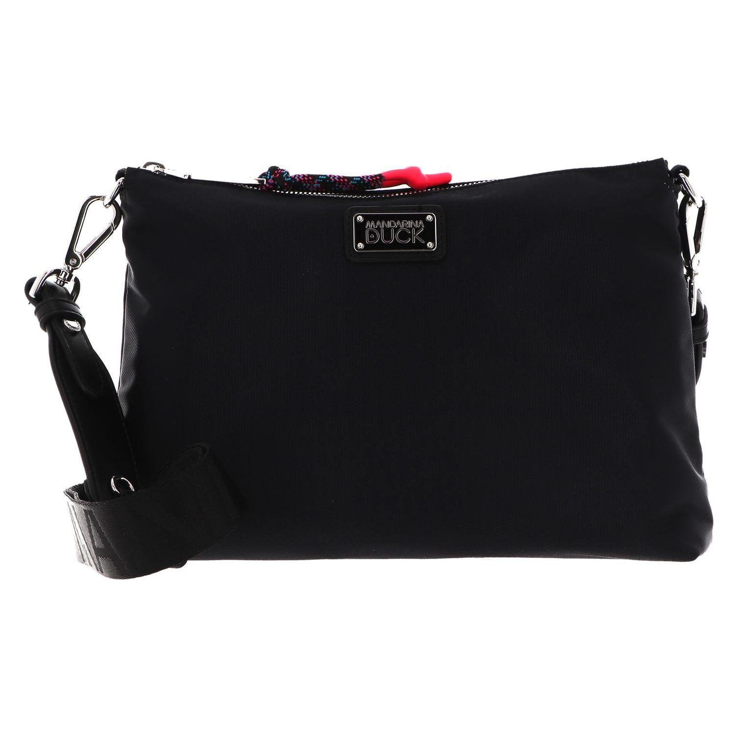 Mandarina Duck, Damen, Handtasche, Style Umhängetasche 28 Cm, Schwarz