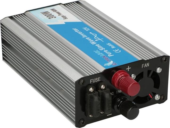 Image du produit Extralink CAR VOLTAGE CONVERTER 12V - 230V, 300W, PURE SINUS OPIP-300W