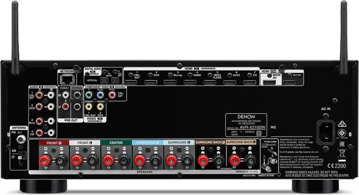 Produktbild Denon Avr-X2100w (7.2 Kanal, AM, FM)