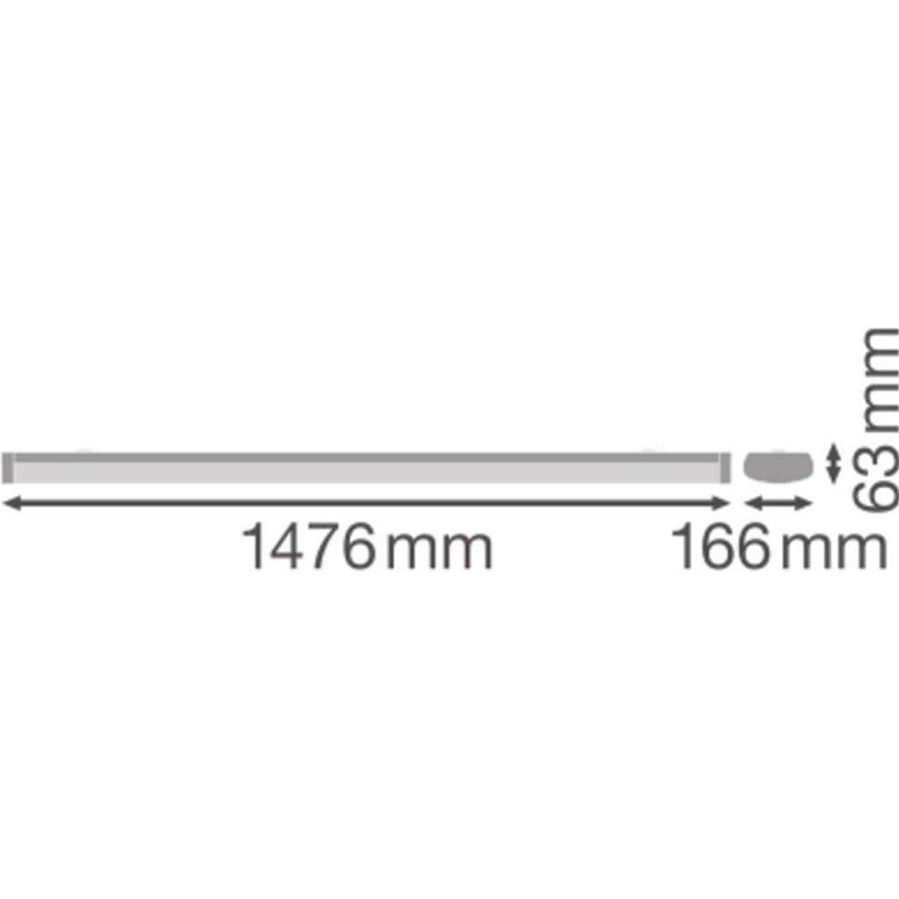Thumbnail - Ledvance, Wandleuchte + Deckenleuchte, LEDV LED-Deckenleuchte (6165 lm)