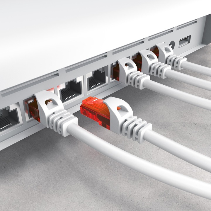 Image du produit CSL Câble réseau CAT.6 - Câble Ethernet Gigabit Lan RJ45 - Câble de raccordement - Comp. CAT.5 CAT.6 (UTP, CAT6, 10 m)