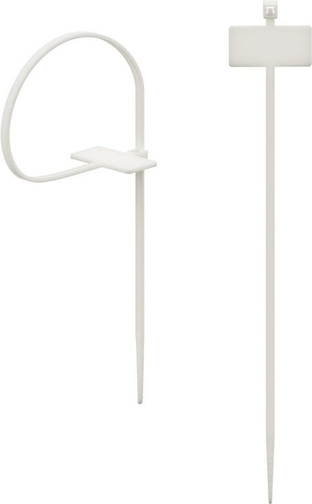 Produktbild Hama Kabelbinder mit Beschriftungsfeld, 98 mm, Natur, 25 Stück (Kunststoffkabelbinder, 100 mm, 25 Stk.)