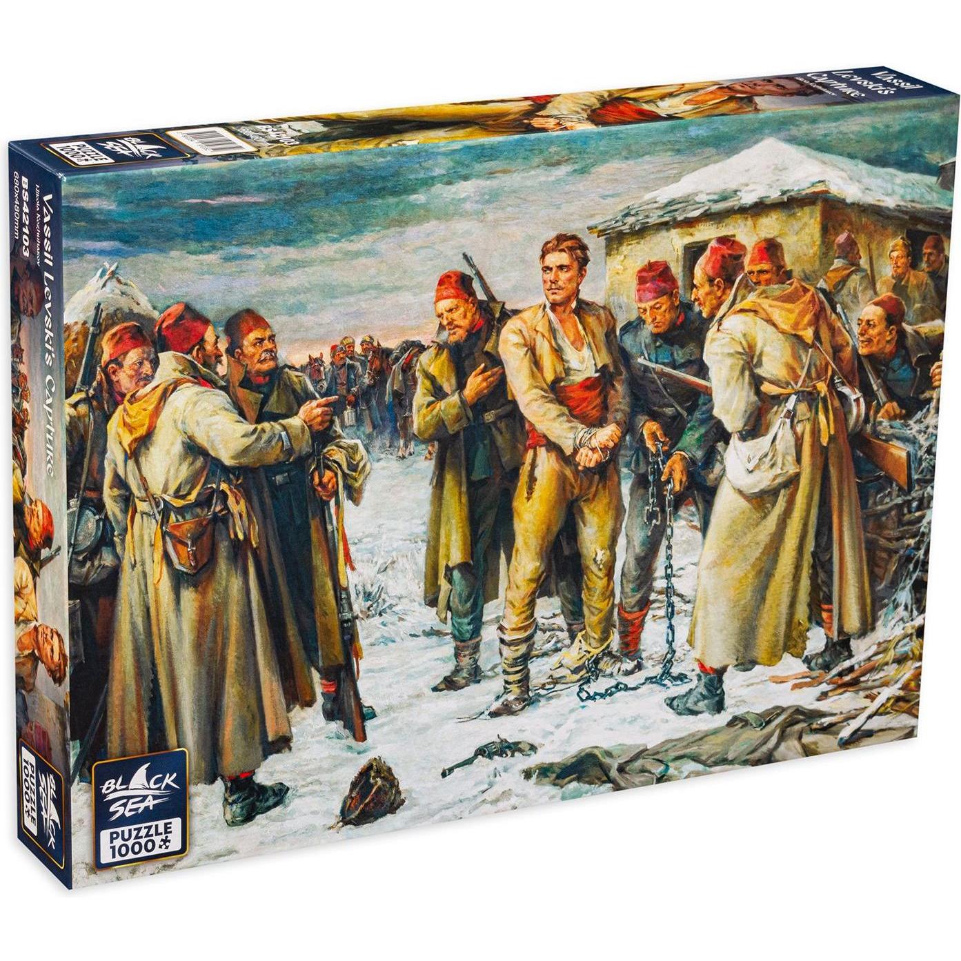 Black Sea BS42103 Puzzle 1000 pcs. Vassil Levski's Capture by Nikola Kozhuharov (Includes Poster) (1000 Teile)