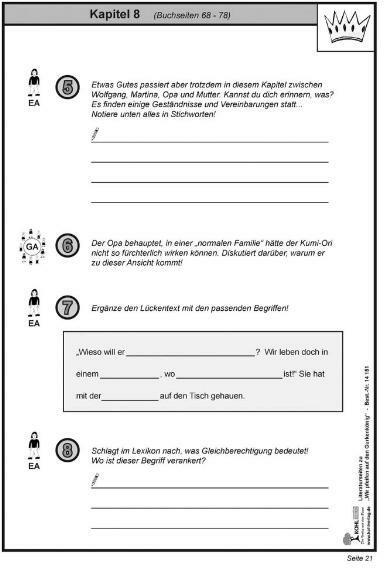 Produktbild Wir pfeifen auf den Gurkenkönig / Literaturseiten (Deutsch, Kerstin Hielscher, KOHL VERLAG Der Verlag mit dem Baum, 2007)