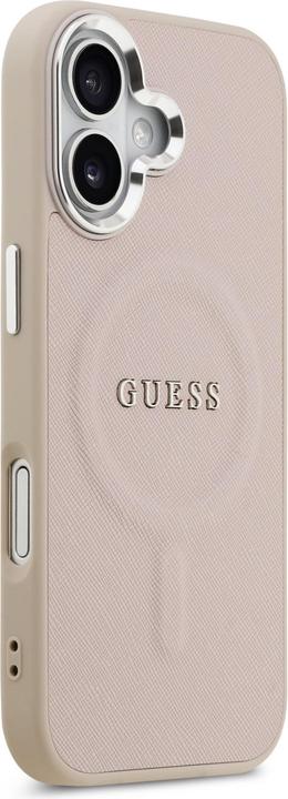 Image du produit Guess Back panel cover Apple iPhone 17 PU Saffiano MagSafe Case Pink (Apple iPhone 17)