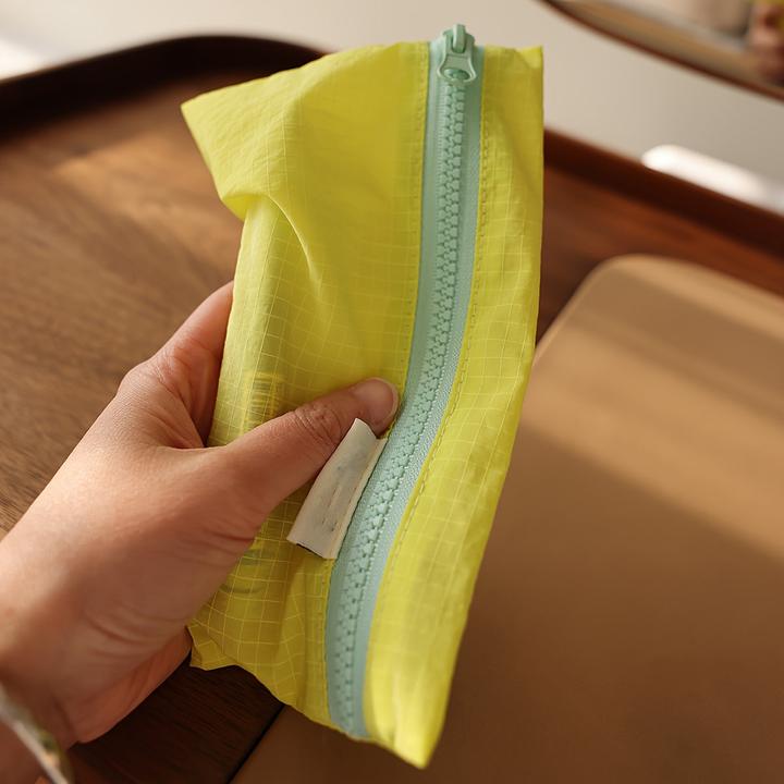 Immagine prodotto Only-Bags.Store Buste con zip in nylon multicolore, sottili buste multiuso per penne, gioielli e monete