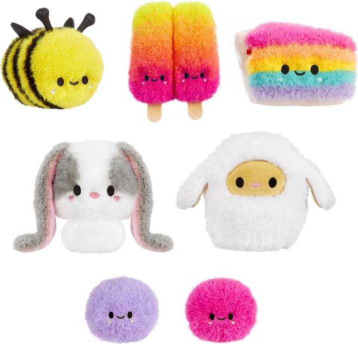 Produktbild MGA Fluffie Stuffiez Small Plush- Bee/ Lady Bug (12.70 cm)