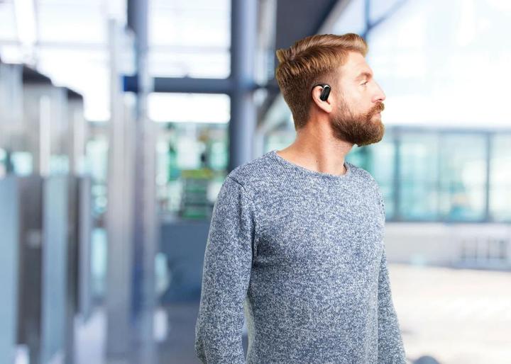 Produktbild Porodo Soundtec Air Beat Open-Ear Wireless Kopfhörer - Schwarz
