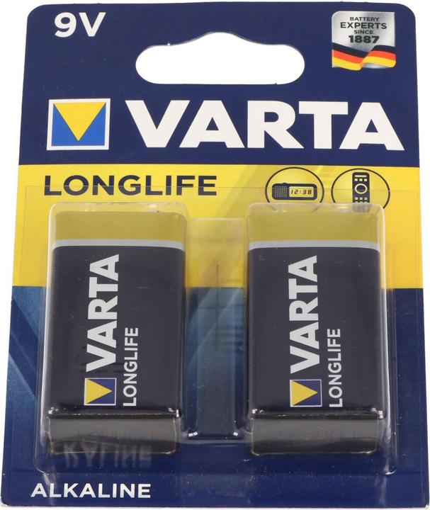 Produktbild Varta Longlife 4122 (2 Stk., 9V Block)