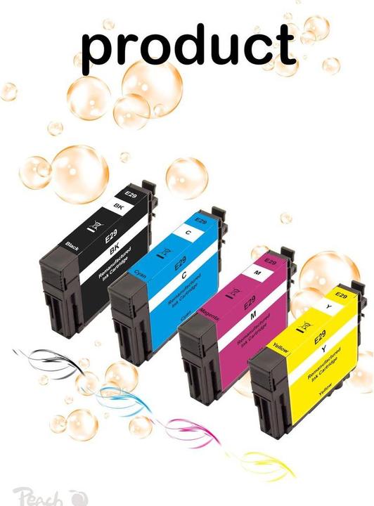 Image du produit Peach Epson n° 29 (C, CF, M, Y)
