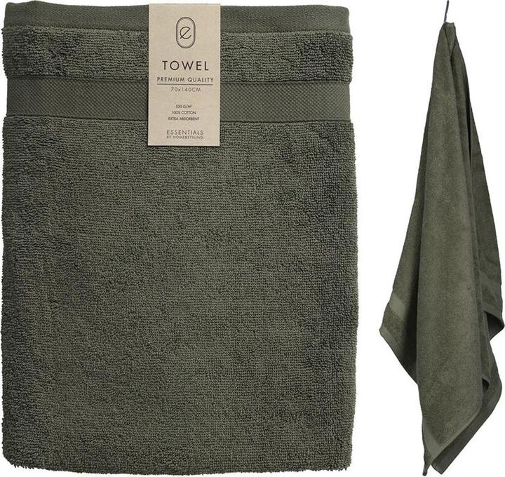 Image du produit Fs-Star Linge de douche/serviette 70x140cm vert foncé (70 x 140 cm)