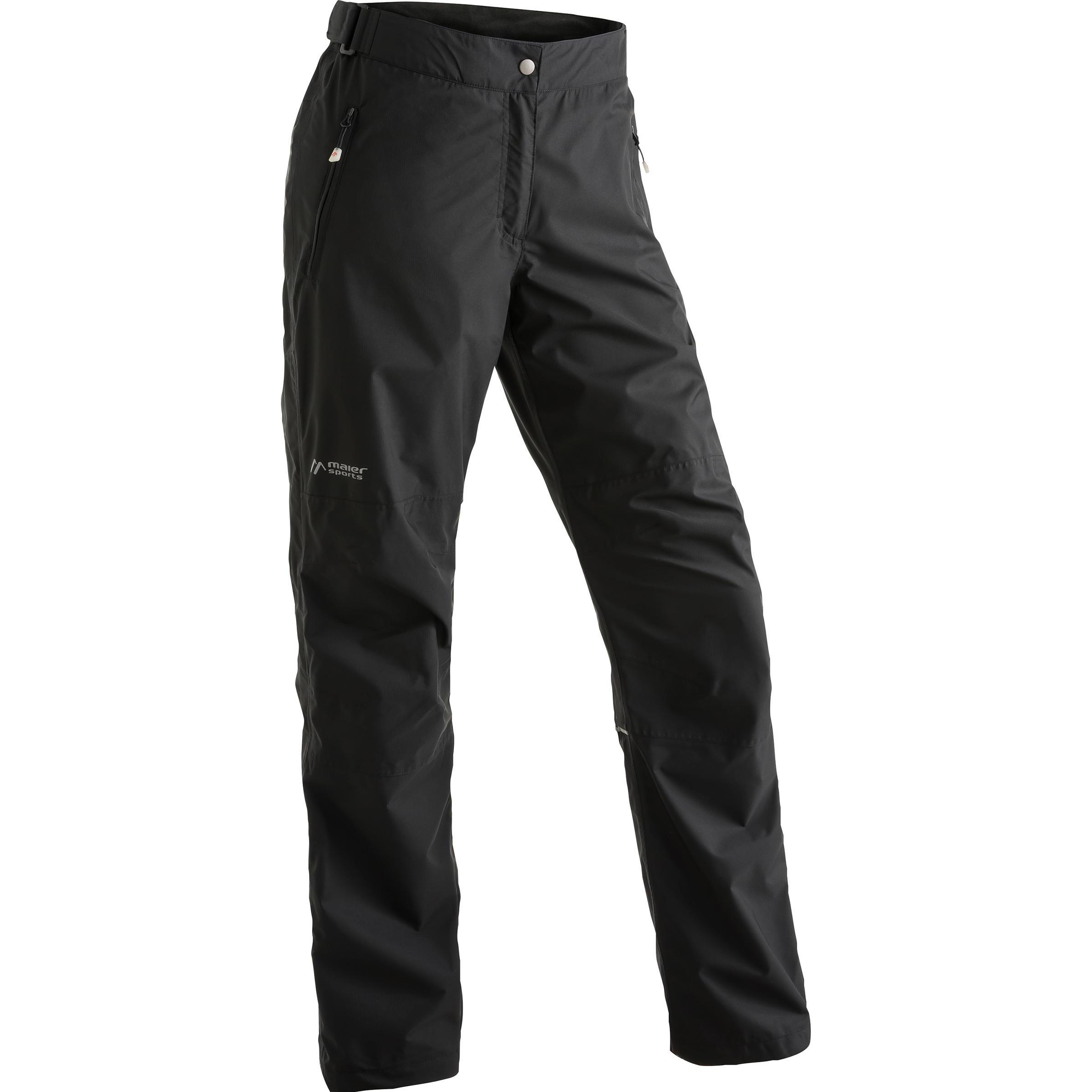 Maier Sports, Damen, Outdoorhose, Raindrop L mTex Pants (21), Schwarz, 21