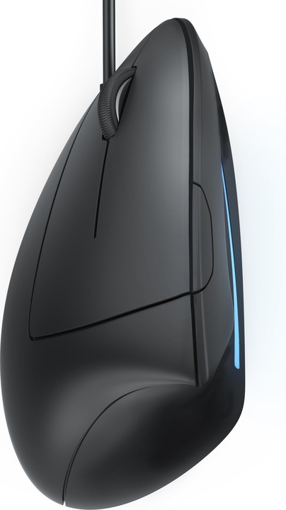Produktbild CSL ergonomische Maus, kabelgebunden, optische Vertikale Linkshänder Mouse, gegen Mausarm/Tennisarm (Kabelgebunden)
