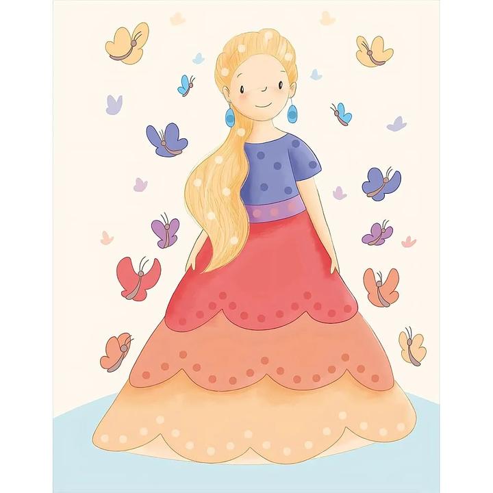 Image du produit Diamants autocollants poupées à habiller - princesses et princes