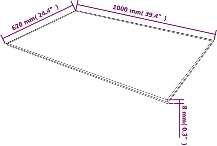 Actual product image VidaXL Gilla (100 x 62 cm)