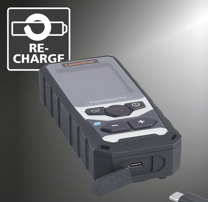 Produktbild Laserliner DistanceMaster Plus Laser-Entfernungsmesser Koffer 100 m (100 m, 635 nm)