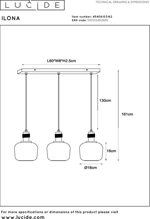 Produktbild Lucide Ilona (E27)