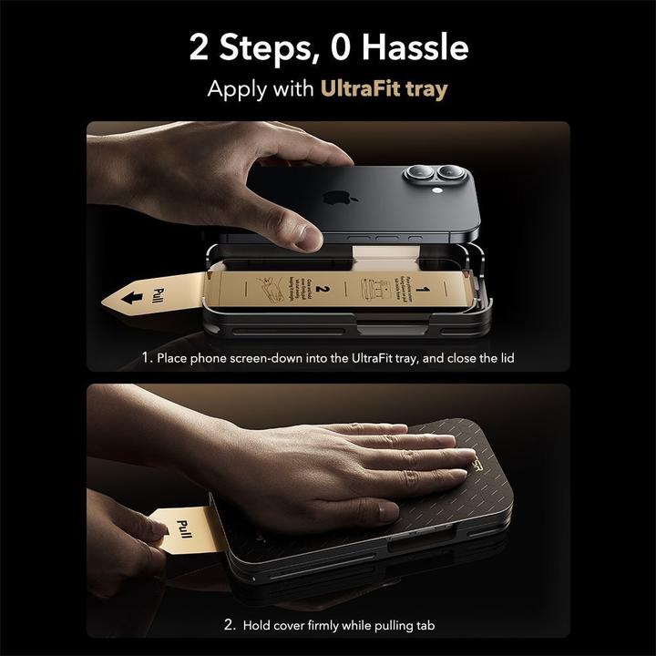 Image du produit ESR UltraFit Armorite Pro Screen Protector, for iPhone 17/16 Pro (1 pièce(s), Apple iPhone 17, Apple iPhone 16 Pro)