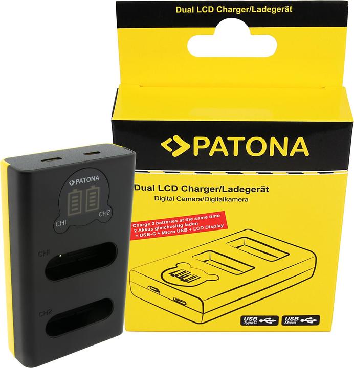 Image du produit Patona Dual LCD Charger Nikon EN-EL23 (Chargeur de batterie d'appareil photo)