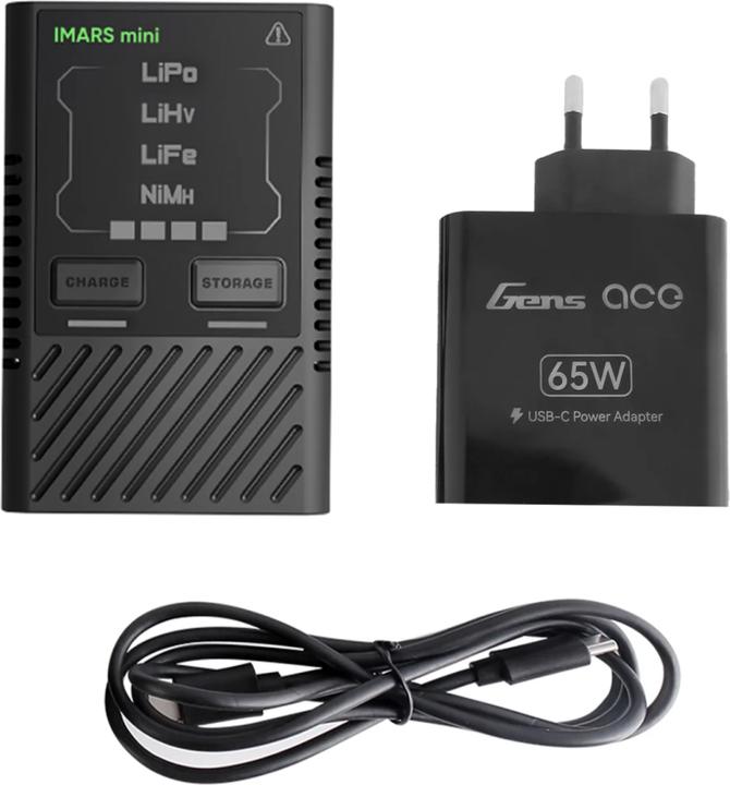 Produktbild Gens Ace Charger GensAce IMARS mini G-Tech USB-C 2-4S RC (60 W)