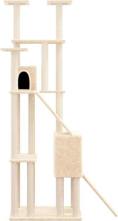 Actual product image vidaXL Scratching post (190 cm, Cream)