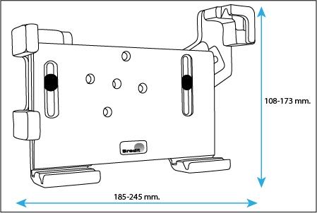 Actual product image Brodit Passive holder with tilt swivel - Bracket